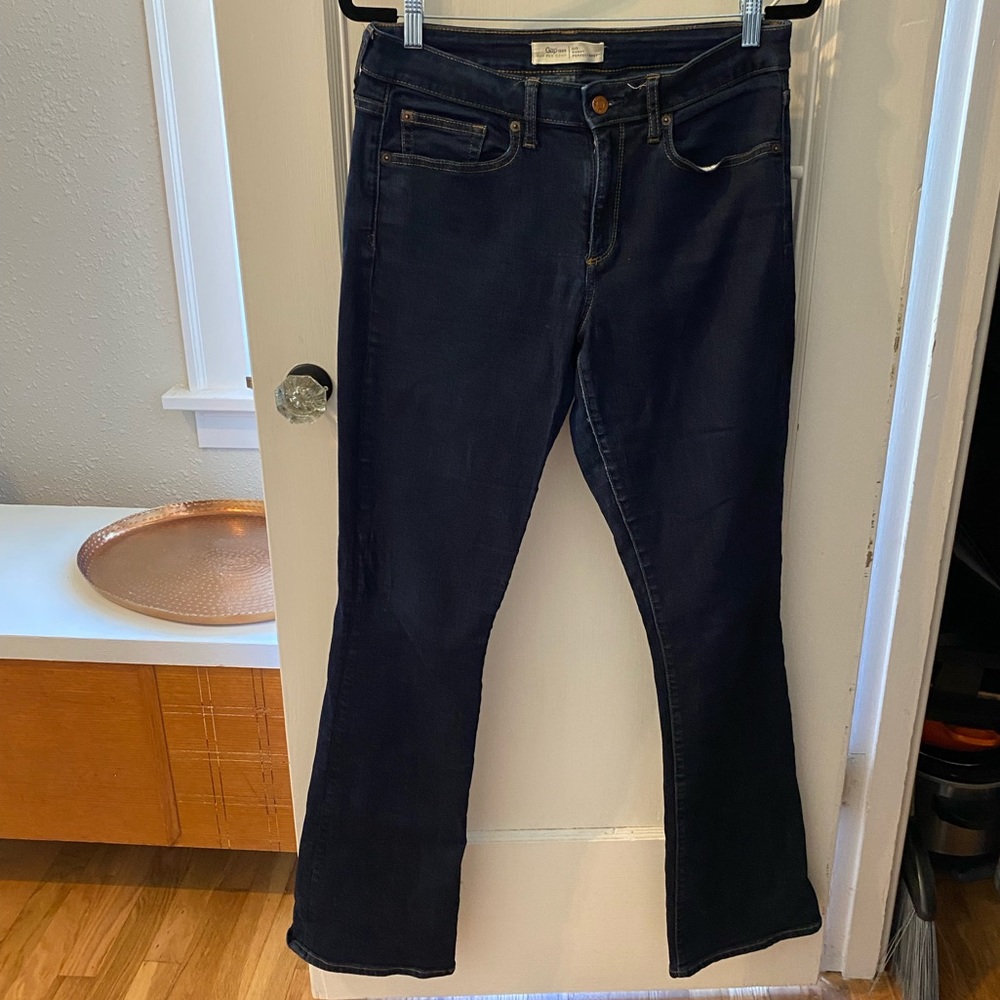 Gap 31T Curvy Perfect Boot Dark Wash Jeans